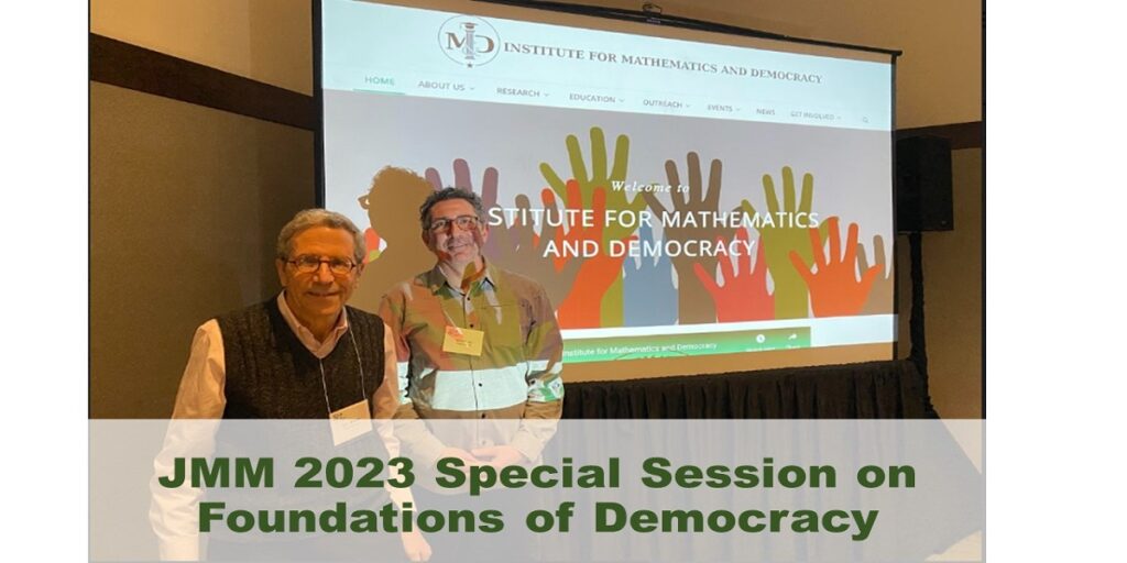 A Photo Flashback to the JMM 2023 Special Session on Foundations of Democracy